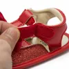 Sandali Summer Shiny Baby Shoes con Bowknot Girls traspirante per bambini non slitta