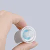 フロストPPプラスチックエアレススプレーポンプボトル、スキンケアセラムローション用の白い蓋付き15ml 20ml 30ml 50ml 80ml 100mlトラベルサイズRefi qpqe