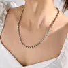 Chains Sexy Stainless Steel Beads Charm Chain For Women Men Street Punk Fashion Alloyed Necklaces Elegant Jewelry Accessories Wholesale