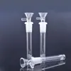 10st Glass Downstem Diffuser 14mm 18mm Male Female Joint Glass Down Stam For Glass Bongs Oil Rigs With 14mm trattskål