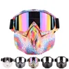 Ski Goggles Men Women Snowboard Snowmobile Mask Snow Winter Skiing Glasses Motocross Cycling Riding Detachable Sunglasses 230821