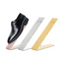 V N vorm roestvrijstalen schoenhouder Display Stand Bracket Retailing Store Schoenen Holder Showing Tray Groothandel