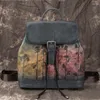 Bolsas escolares Moda Coveira Couro genuíno Backpack de grande capacidade para mulheres Vintage Versatile Bag Knapsack Lady Book T507