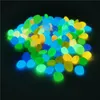 Tuindecoraties Outdoor Luminous Stones Glow in Dark Pebbles Fish Tank Decoration Pebble Rocks Aquarium Mix Color 50100pcs 230818