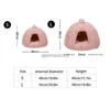 Inne zaopatrzenie dla zwierząt domowych pies słodki dom ciepła miękka mata z łóżkiem dla zwierząt głęboki sen komfort w zimowym kota dom usuwa kosza pies okrągły namiot hkd230821