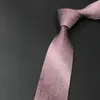 Pajaritas Hombre 100 Seda Corbata Jacquard Corbata Boda Negocios Casual Corbata Rosa Impermeable