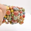 Strand Heart Sharp Ceramic Pärlor Armband Handgjorda DIY Artware Retro Armband Smycken Wholesale #5264