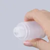 Bottiglie di pompa a spruzzo in plastica in plastica in plastica glassata con coperchio bianco per lozione sierica per la cura della pelle 15 ml 20 ml 30 ml 50 ml 80 ml 100 ml di dimensioni di viaggio Refi Kjmx