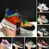 2023 Fashion Casual Running Shoes Designer Classic Italy Top Quality Chain Reaction Wild Jewels Chain Link Trainer Sneakers 36-45 Y6