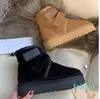 Boot Classic Australia Women Snow Boot Designer Tasman Maroon Winter Boots Ladies Plattform Fur Australian Mini Suede Sheepell Woll -Knöchelstiefel