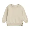 Kurtki bluzy jesienne zima esenta esptentne dla dzieci ubranie dla dzieci ciepłe polarowe odzież wierzchnia solidne bluzy do dla dzieci kurtka pullover 230821