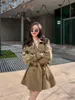 Women's Trench Coats Khaki Coat For Small Women 2023 Spring And Autumn Senior Sense This Year Korean Version Loose Short Is