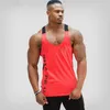 Designer modische solide Fitnessstudio -Männer Stringer Tank Top Bodybuilding Fitness Singlets Muskelweste Tee Männer Sport Tops226t