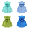 Jackets 2023 Autumn Spring Fleece Boys Girls Hoodies Kleurrijke baby Zipper Cute Kids Lange Mouw Coats