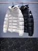 Erkek Ceketler Tasarımcı Mens Kış Salzman Aşağı Parkas Hafif Rüzgar Yemeği Hoodie Black White Puffer Dış giyim adam İtalyan İtalyan Lüks JNWC