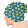 Beralar Bubble Desen Bonnet Homme Spor Kauçuk Ördek Banyosu Oyuncak Sarı Sevimli Kafa Beanies Caps Yaratıcı Kumaş Şapkalar