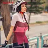 Camicie ciclistiche Tops santiche donne in bicicletta per ciclismo a manica corta traspirante estate mtb road bke bici abbigliamento ciclismo