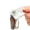 Allay Essential Oils Bottles Opener Oil Key Chain Tool för enkelt ta bort rullmössor och öppningsreducerande skär på de flesta flaskor