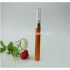 15 ml 15 g oranje kleur airless flessen pen met massagekop cosmetica oog serum essentie lotion verpakking flessen, 50 stks vwgrb