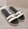 Designer Sandals Summer Luxury Slifor Ringer Chain Bianco Bianco Agricia Colore Sandalo Sandalo Outdoor Beach Woman