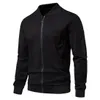 Vestes pour hommes printemps et automne hommes col montant décontracté veste à glissière mode sport manteau veste pour hommes 230818