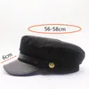 Berets oZyc winter sboy Cap for women black Retro men baker berets Casual Spring British Classic Female Gatsby Flat Hats 230821