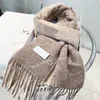 Winter geruite wollen sjaal Designer lange sjaals Dames Kasjmier sjaals Kwasten L Sjaals voor heren Zachte aanraking Warme wraps met tags Muts