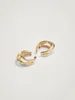 Hoop Earrings None Metal Mainland China Round Fashion Trendy