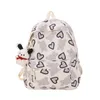 School Bags INS Korean version backpack for female college students cute printed high school computer backpack for junior high school students 220422