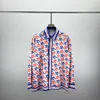 Nieuwe Casablanc Men Designer shirt met lange mouwen Shirts Summer Comfortabel klassiek Drukken Hirtgrootte M-3XL