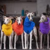 Dog Apparel Winter Fleece Whippet Vest Italian Greyhound Clothes Turtleneck Dog Clothes Soft Fleece Clothes 230821