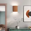 Muurlamp 1 stuk slaapkamer huisingang gangpad woonkamer hars binnen (oranje)