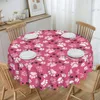 Tkanina stołowa okrągła obrus 60 cali kuchenna kuchenna rozlew kolorowe kwiatowe ładne cover