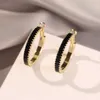 Boucles d'oreilles circulaires en Zircon pour femmes, avec une sensation haut de gamme, légères, luxueuses, à la mode, nouvelles boucles d'oreilles et boucles d'oreilles