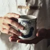 Muggar Chanshova 170200ml Traditionell kinesisk retrostil Handmålad keramik stor teacup porslinska kaffekoppar mugg H269 230818