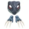 Feestmaskers bewegende mond dinosaurus masker latex dieren dinosaurus hoofdtooi Halloween Party Cosplay Mask 230820