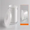100pcs 50g/50ml Airless Acrylic Cream Jar Round Cream Bottle Commetic Makeup Jars Gsvat