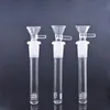 10pcs Glass Downstem Diffuser 14mm 18mm Male Female Joint Glass Down Stem for Glass Bongs Oil Rigs with 14mm Funnel Bowl