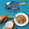 Andra köksmatsalar dumpling maker 2 in1 diy kit wrapper presser manual arbetskraftsbesparande ravioli empanadas deg hud molder maskin kök gadgets 230821