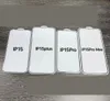 Temperierte Glasschützer für iPhone 15 plus 15 pro max 14 13 12 11 x xr 8 7 6 9h Clear Anti-Scratch Seide Volldeckung Bildschirm Schutzmobilfilm mit Einzelhandelspaket