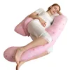 Maternity Pillows Pure Cotton Pregnancy Pillow Full Filling Pregnant Pillow Cushion Long U Shape Maternity Plillow For Pregnant Women Sleeping 230821