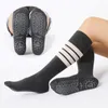 Women Socks All Cotton Yoga Outdoor Shopping Slim Women's Dotted Rubber Square Slip Calf Sports Long