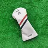 Andere Golfprodukte Modetrends Modetrends Golf Club #1 #3 #5 Wood Headcovers Driver Fairway Woods Cover PU Leder -Kopfbezüge 230821