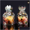 Gift Wrap Many Styles Pvc Transparent Candy Box Christmas Decoration And Packaging Santa Claus Snowman Elk Reindeer Apple Boxes Drop D Dhukv