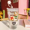 Dekorativa blommor 10 PCS Simulering Cherry Blossom Brödkaka Ice Candied Haws Diy Milk Lime Food Toy Harts Lapp Handgjorda tillbehör