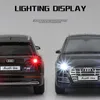 Diecast Model 1 32 Audi Q5 SUV Alloy CAR Diecasts Metal speelgoedvoertuigen Simulatiegeluid en Light Collection Childrens Gifts 230821