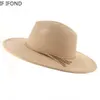 Breda randen hattar hink klassisk mocka 95 cm fedora hatt för kvinnor män kyrkan jazz bröllop dekorera formell klänning cap 230822