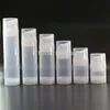 Transparent Clear Essence Pump Plastic Airless flaskor för Lotion Cream Shampo Bath Tomkosmetisk förpackning 100 st Vleso