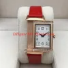 Nuovi orologi 3352420 Diamond Rectangular Lady Orologi Reverse di alta qualità Funzione Flip Flip Cinghia Wristwatch286D