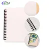 Cahier papeterie spirale fournitures scolaires taille A4 A5 couverture papier reliure épaisse Sublimation Page vierge